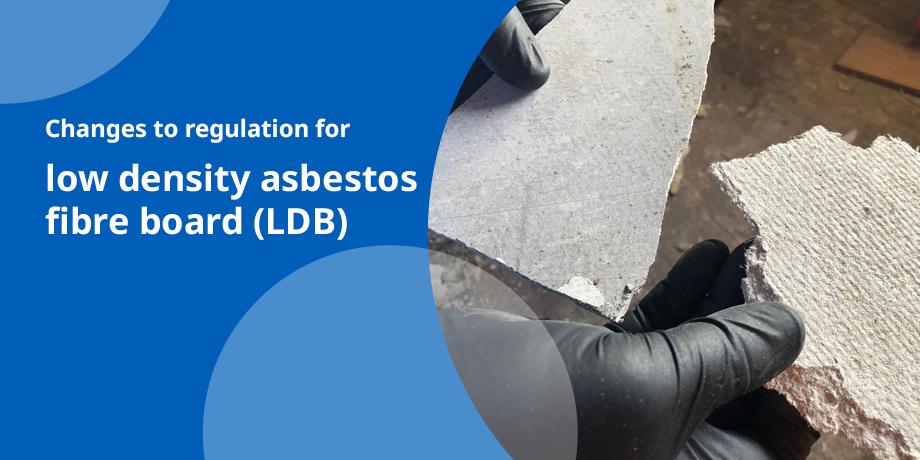 Low density asbestos fibre board